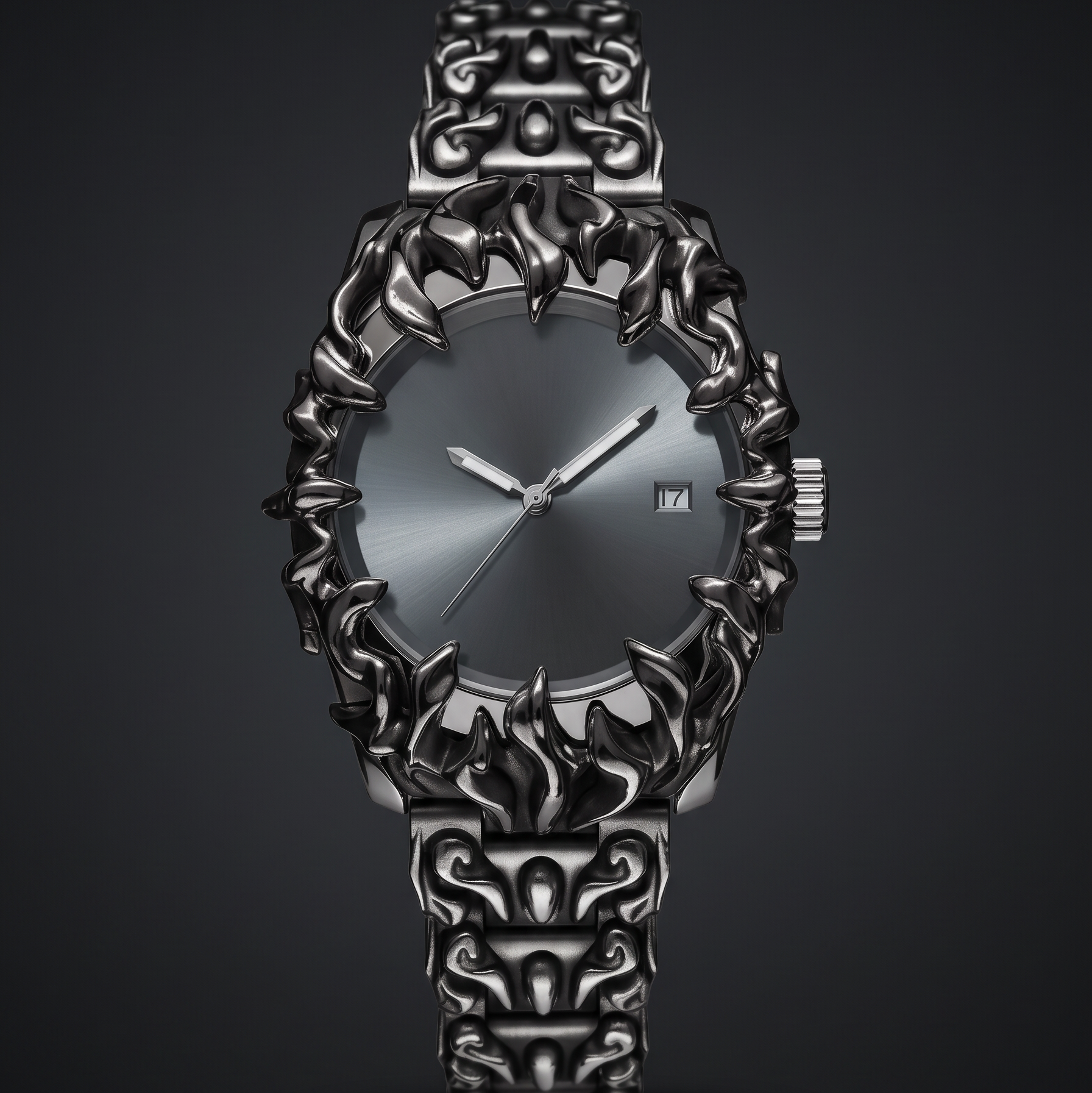 ValoraTime Specter watch product hero photograph on a clean studio background.