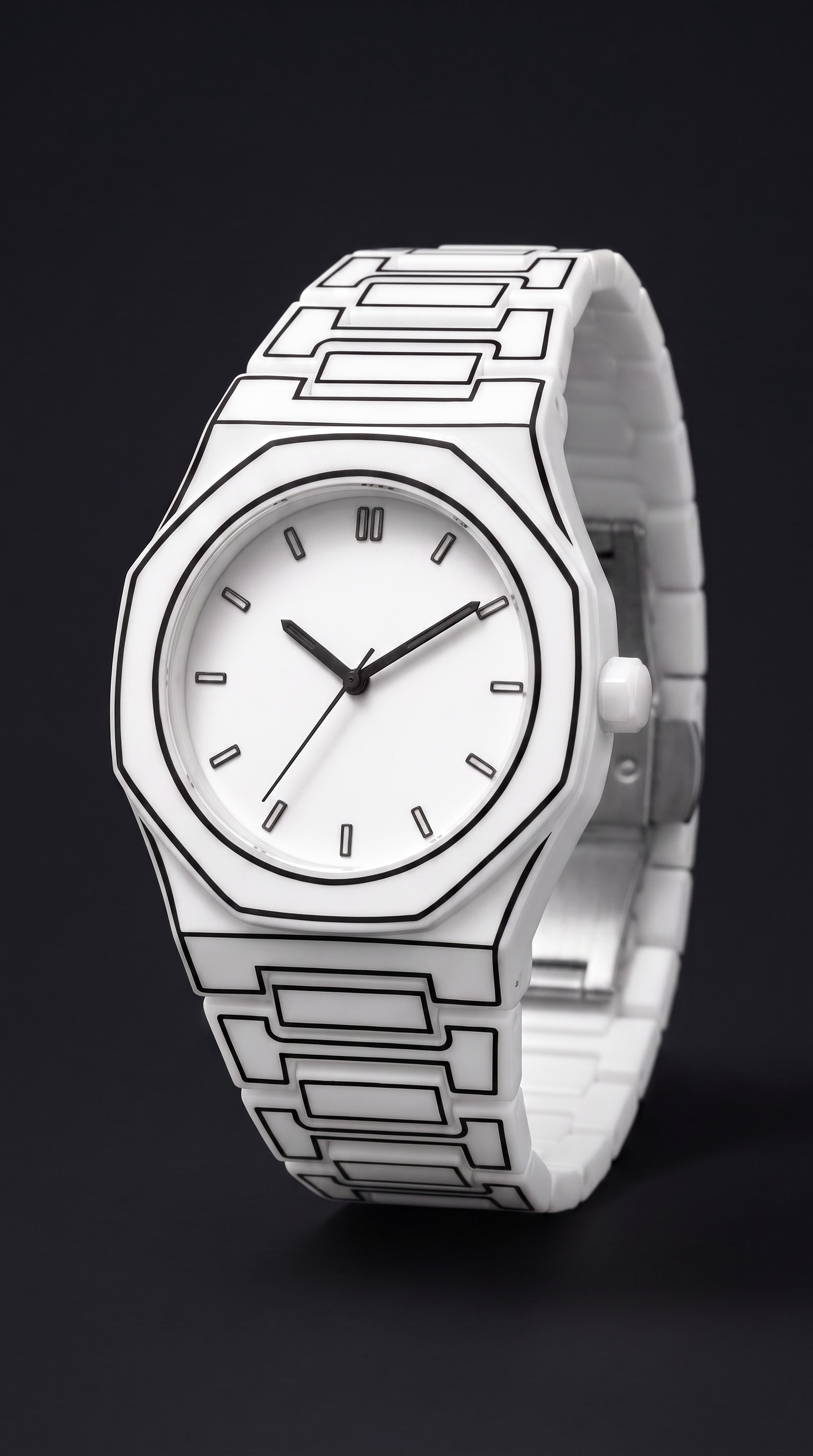 ValoraTime Pure Line watch in a vertical-format product photograph for Stories and vertical ads.