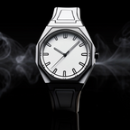 ValoraTime Dalí watch atmospheric product photograph with subtle background effects.
