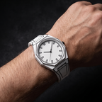 ValoraTime Dalí watch shown worn on the wrist.